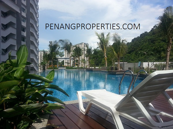 Swimming pool and chair