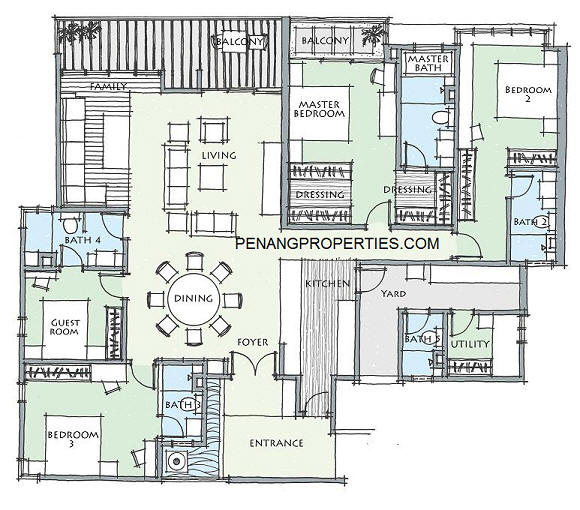 Unit layout and plan